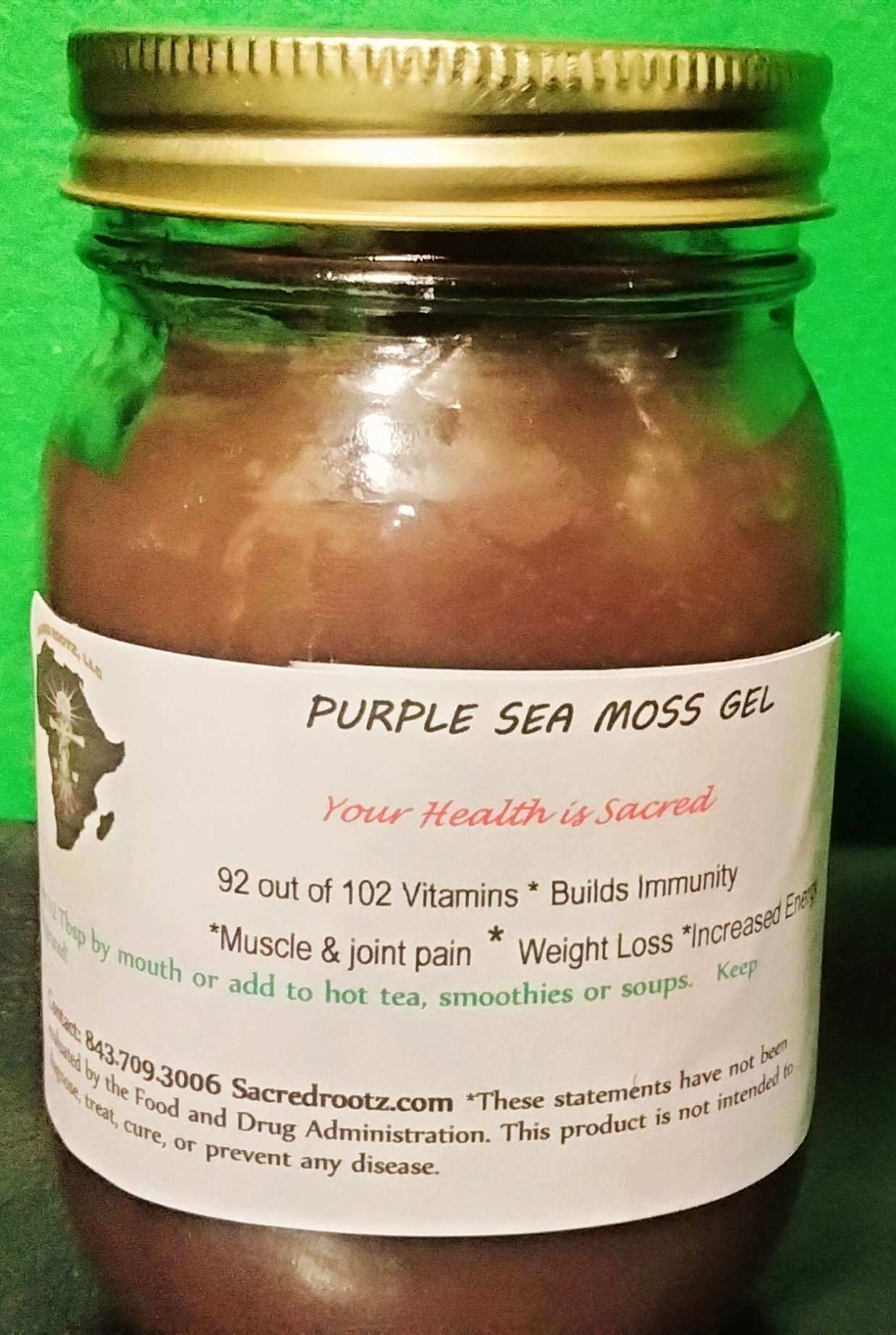 Purple Sea Moss Gel