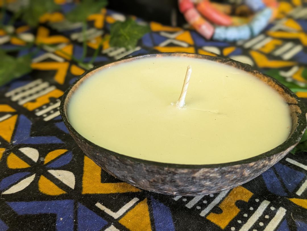 Coconut Shell Soy Candles