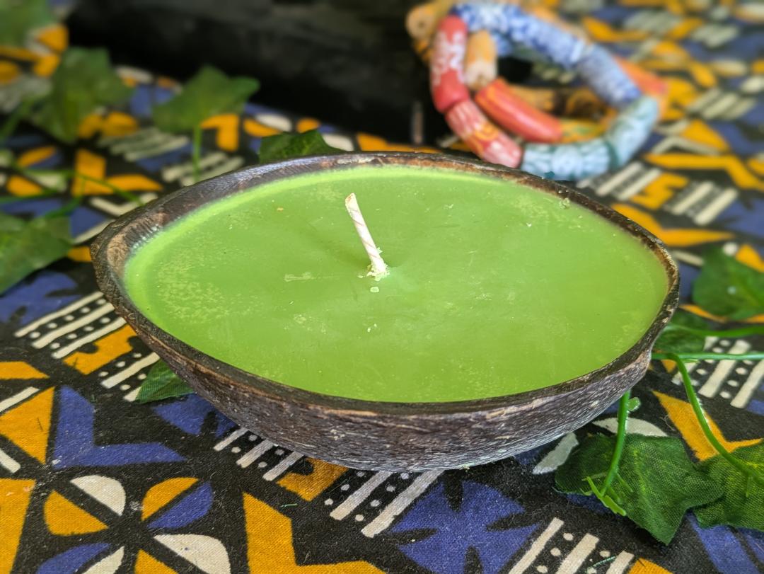 Coconut Shell Soy Candles