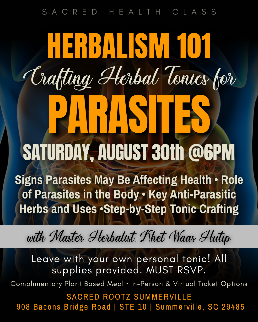 HERBALISM 101: Crafting Herbal Tonics for Parasites