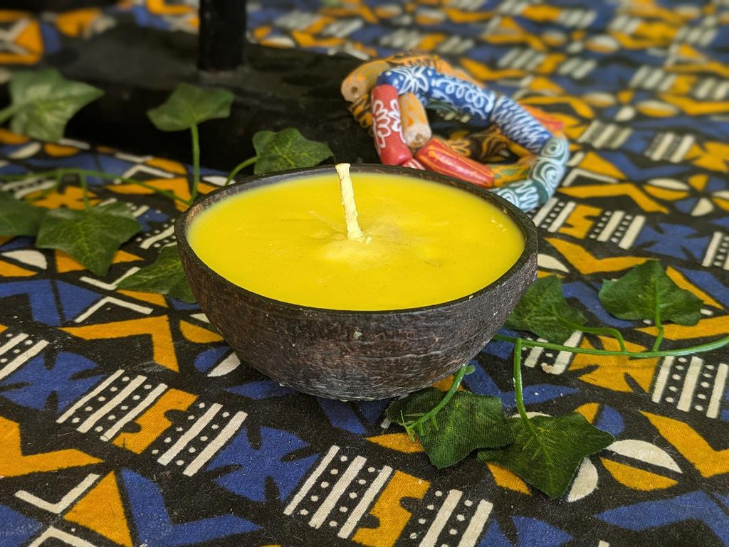 Coconut Shell Soy Candles