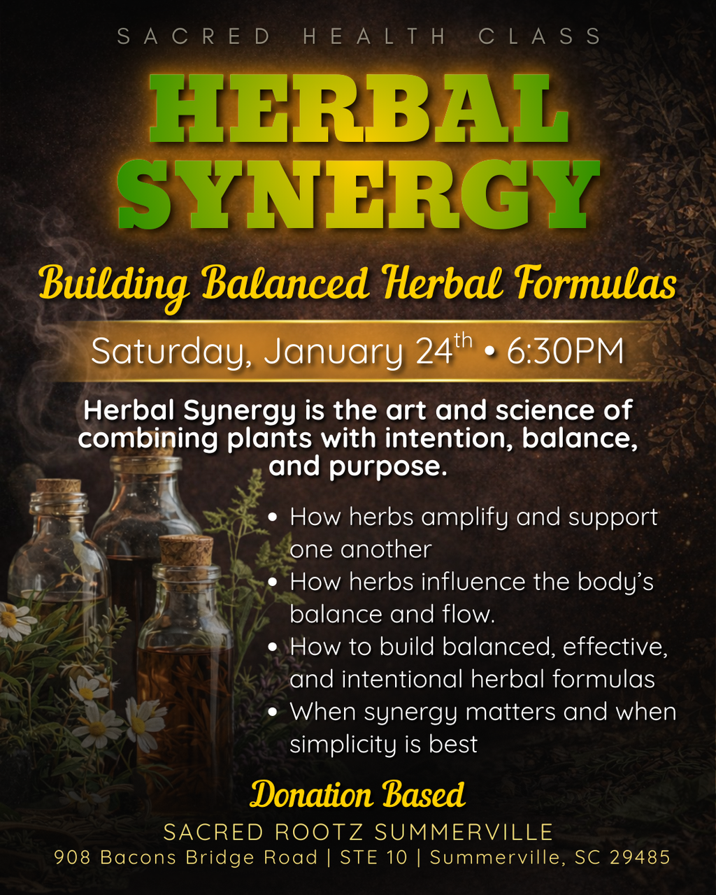 Herbal Synergy | 01.24.26 @6:30PM