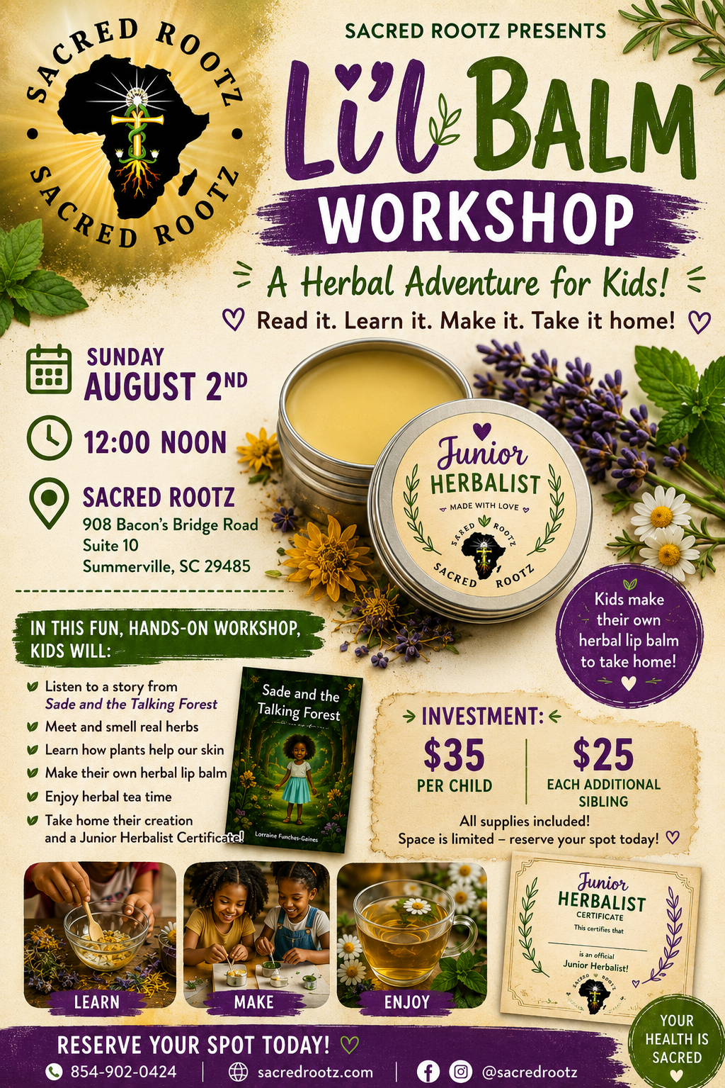 Little Herbalist Workshop • 08/02/26
