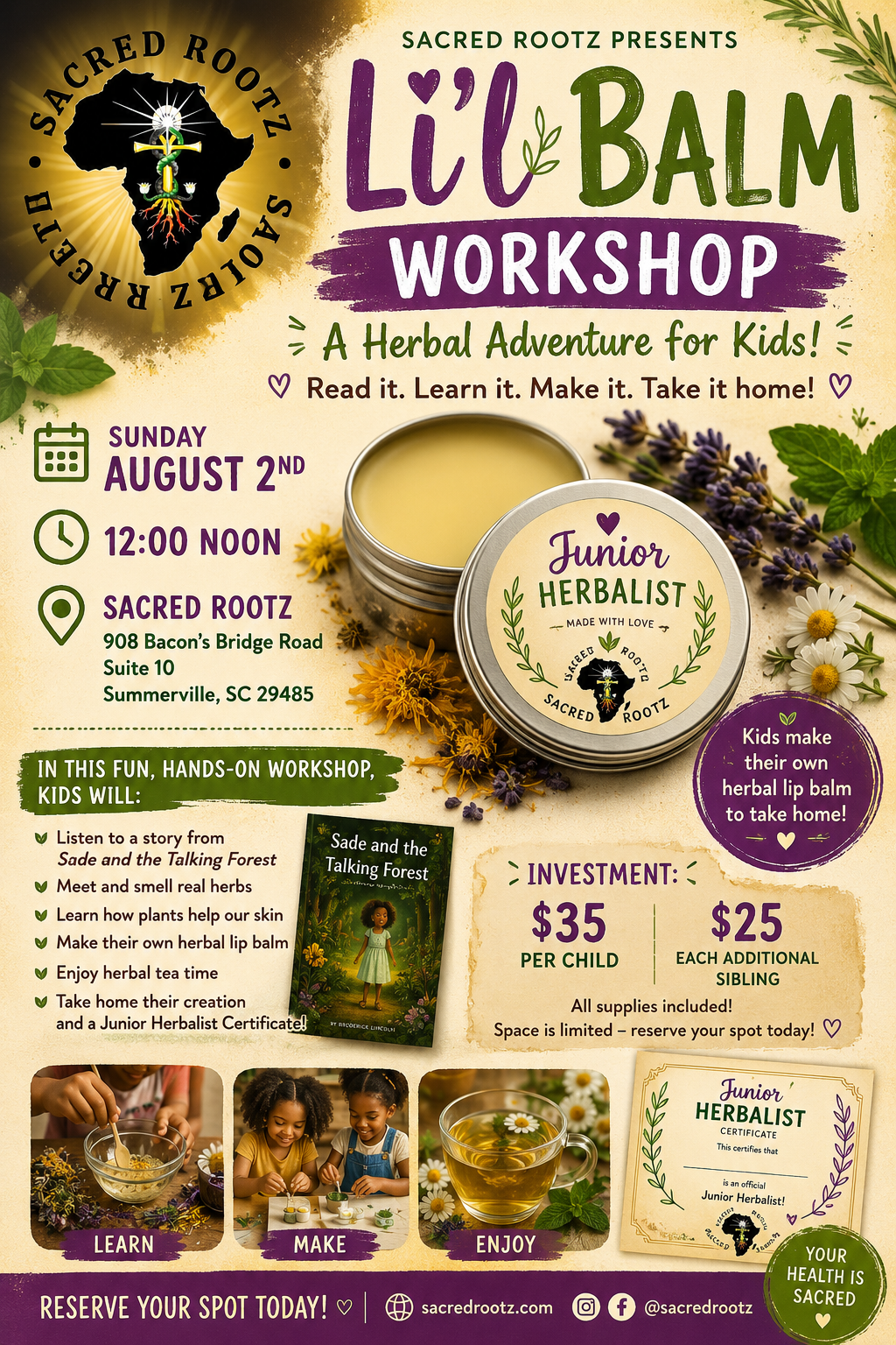 Little Herbalist Workshop • 08/02/26