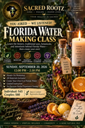 Florida Water Making Class – September 20, 2026