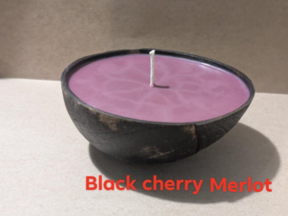 Coconut Shell Soy Candles