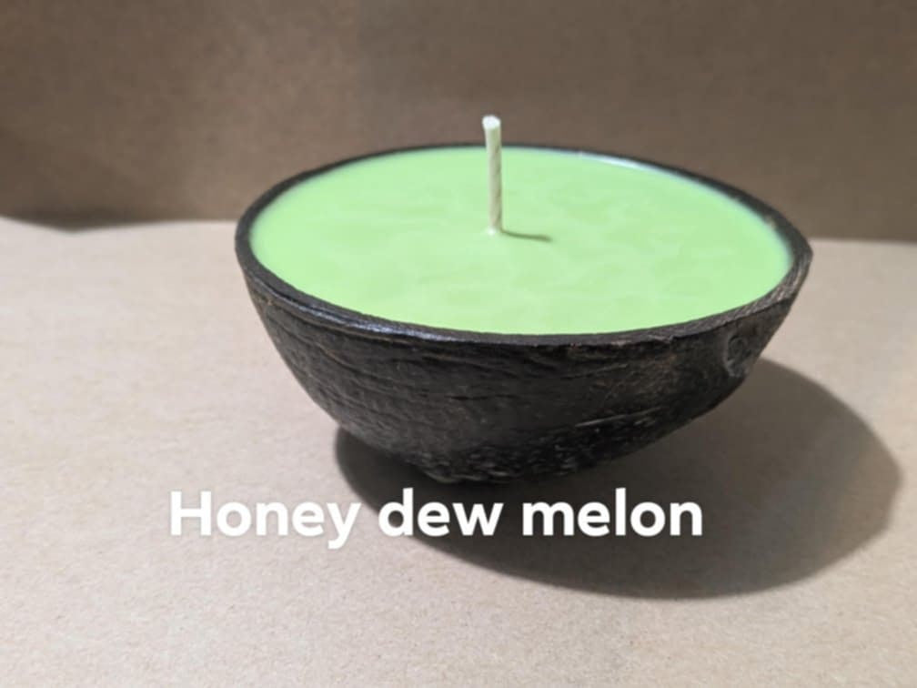 Coconut Shell Soy Candles