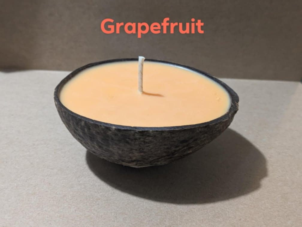 Coconut Shell Soy Candles