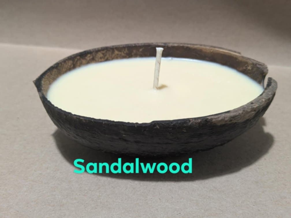 Coconut Shell Soy Candles